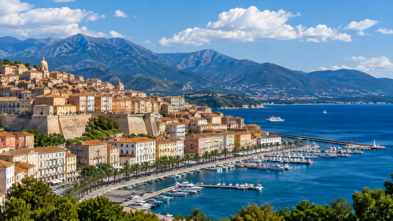 Ajaccio veerboot bestemming