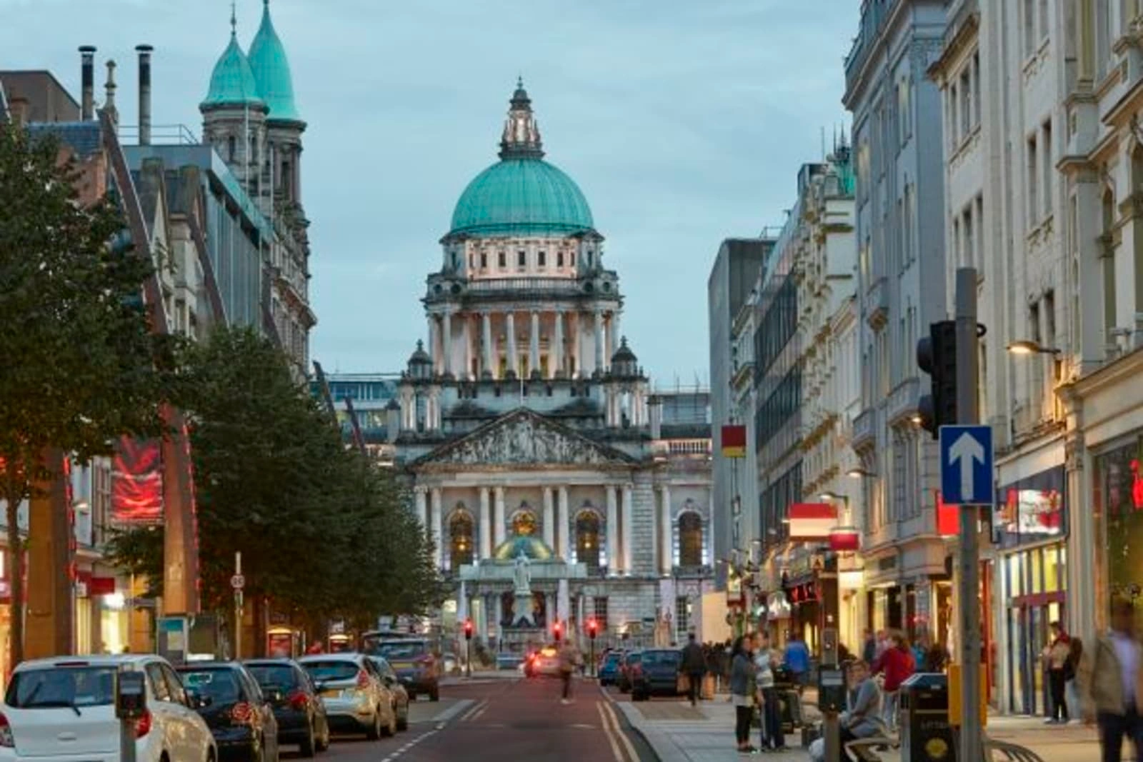 Belfast stadscentrum en bezienswaardigheden in Noord-Ierland