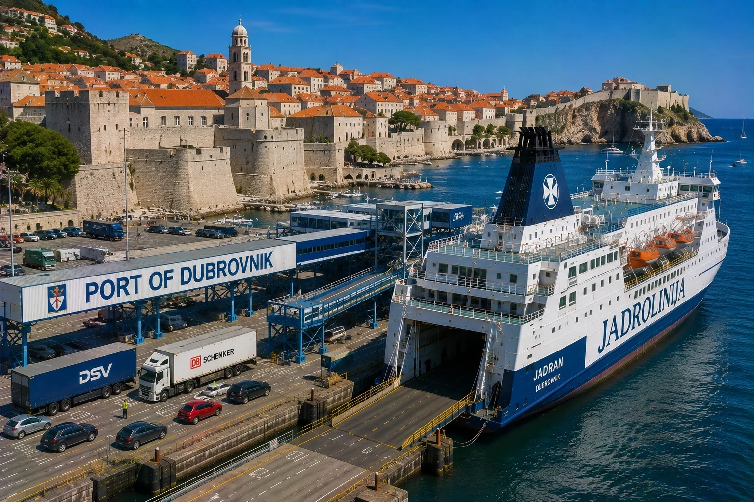 Dubrovnik veerboot bestemming