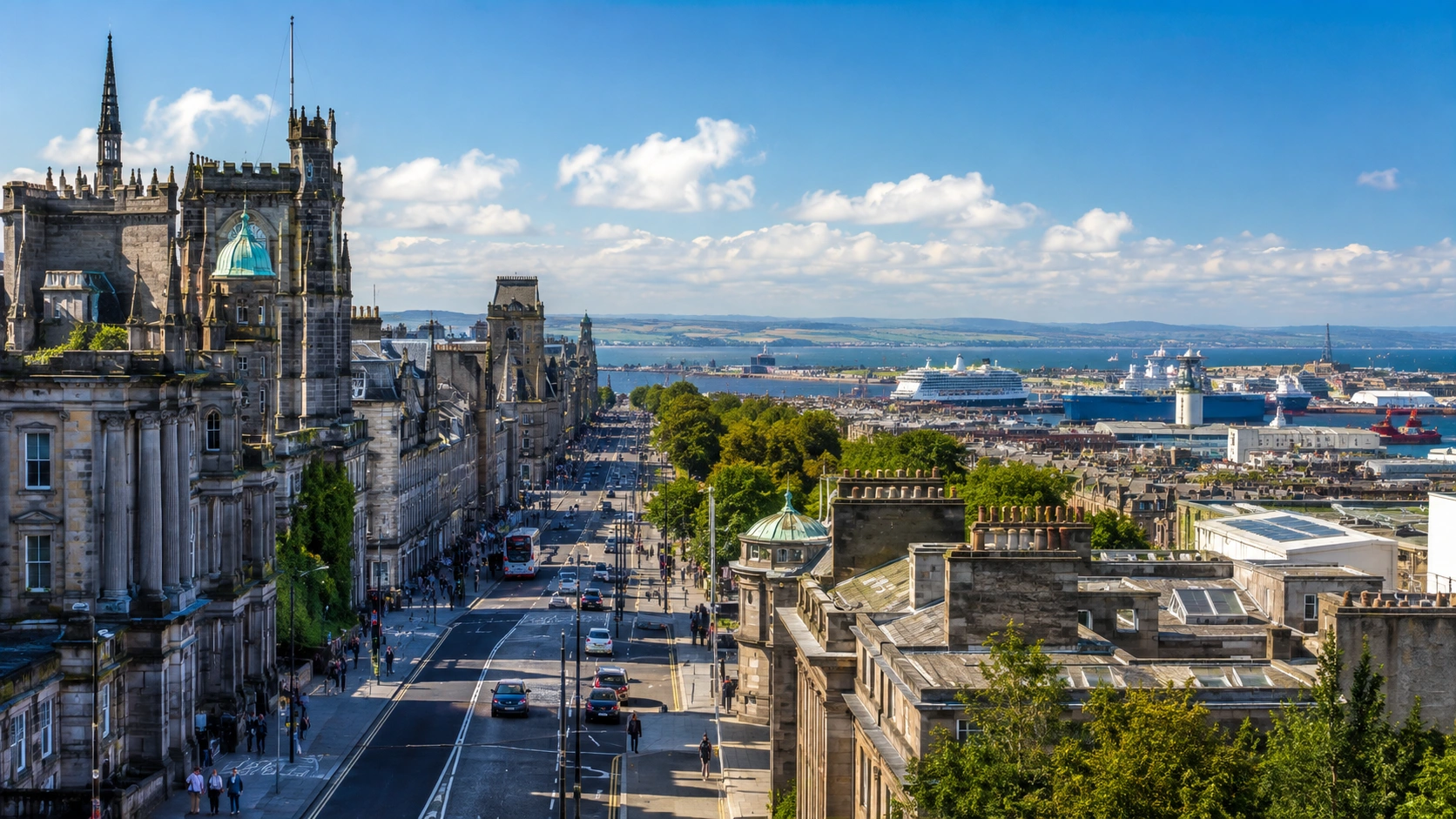 Edinburgh veerboot bestemming
