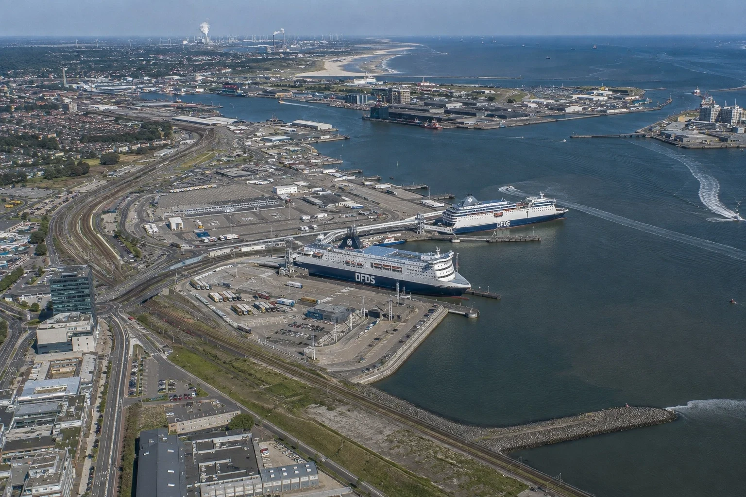 IJmuiden veerboot bestemming
