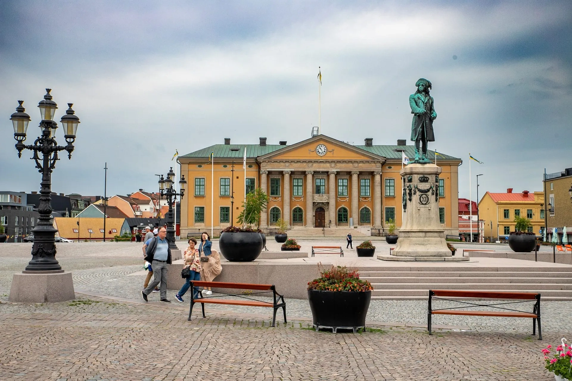 Karlskrona historische maritieme waterkant en archipel in Zuid-Zweden