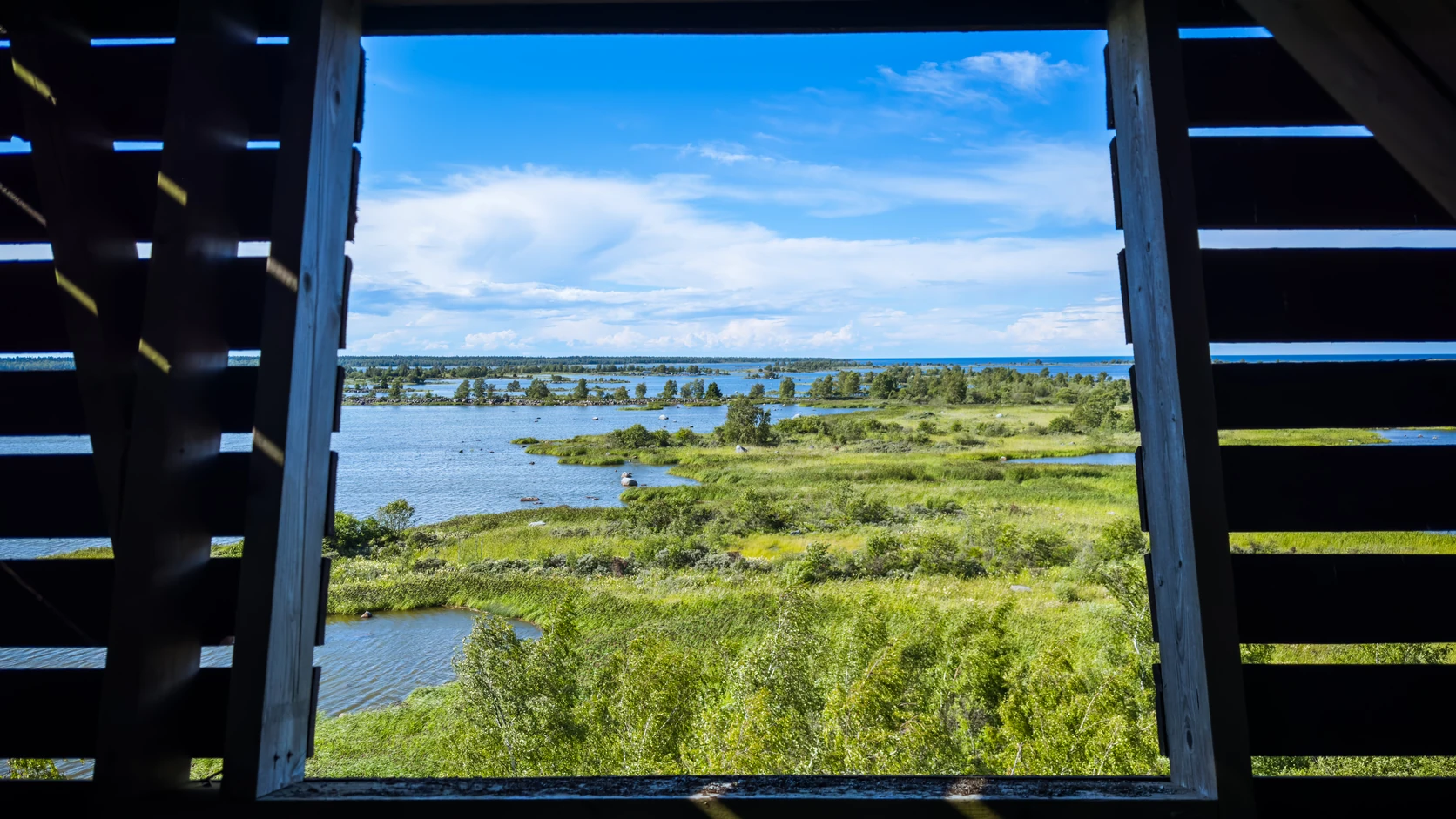 Kvarken Archipel landschap tussen Finland en Zweden