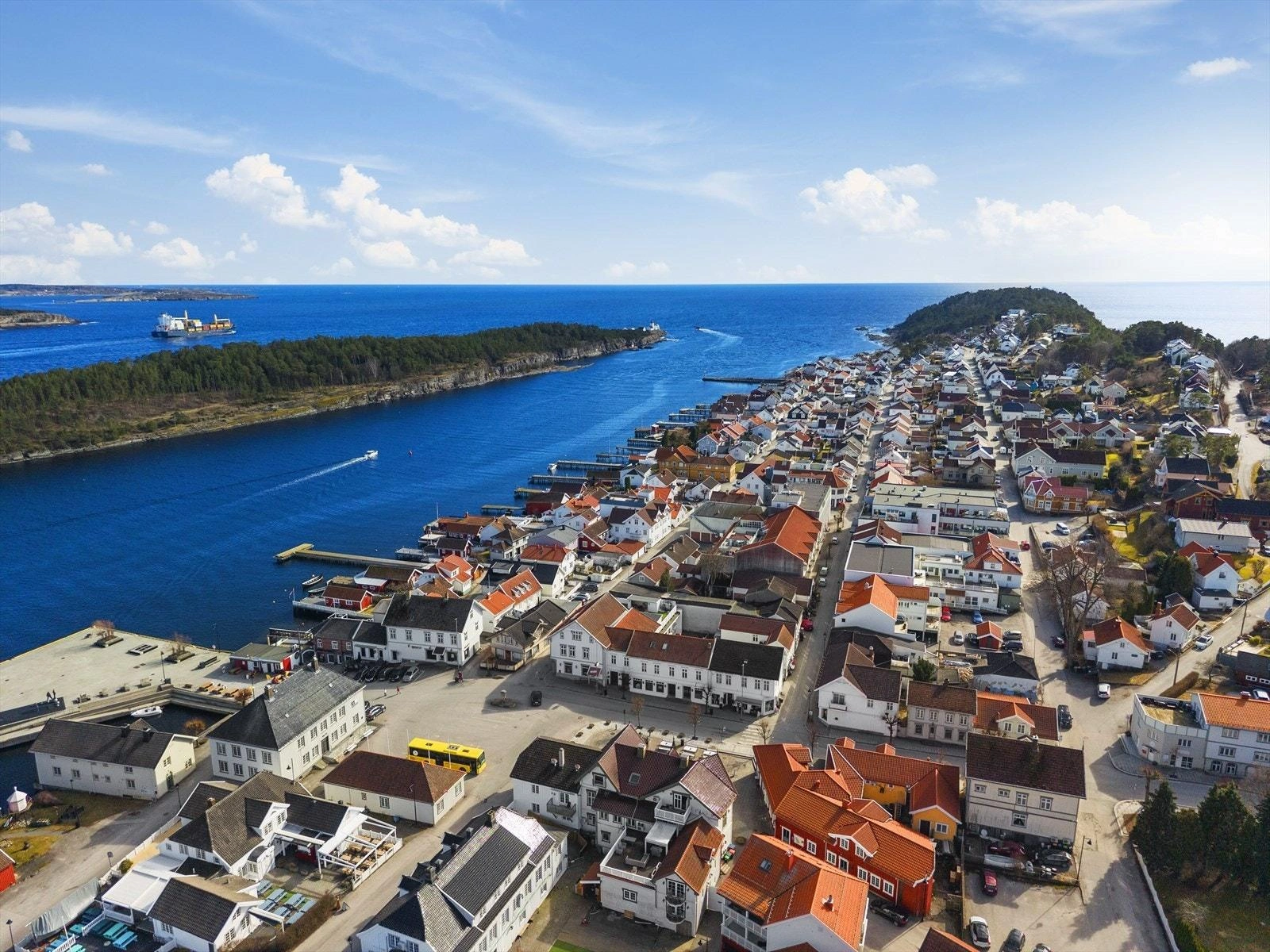 Langesund veerboot bestemming