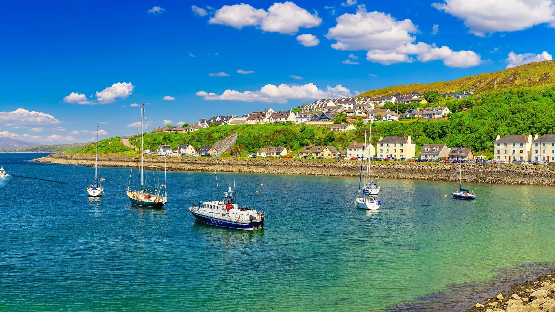 Mallaig haven en veerbootterminal