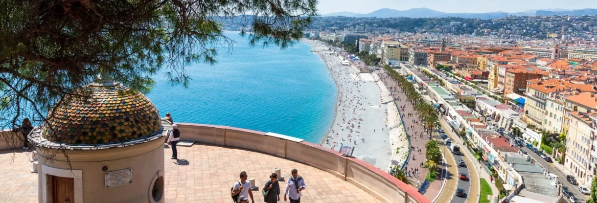 Nice Promenade des Anglais, oude stad en Middellandse-Zeekust op de Franse Riviera