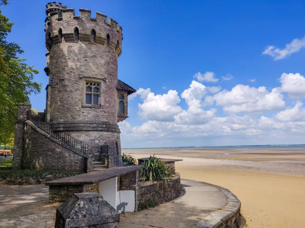 Ryde strand, pier en kustboulevard op de Isle of Wight