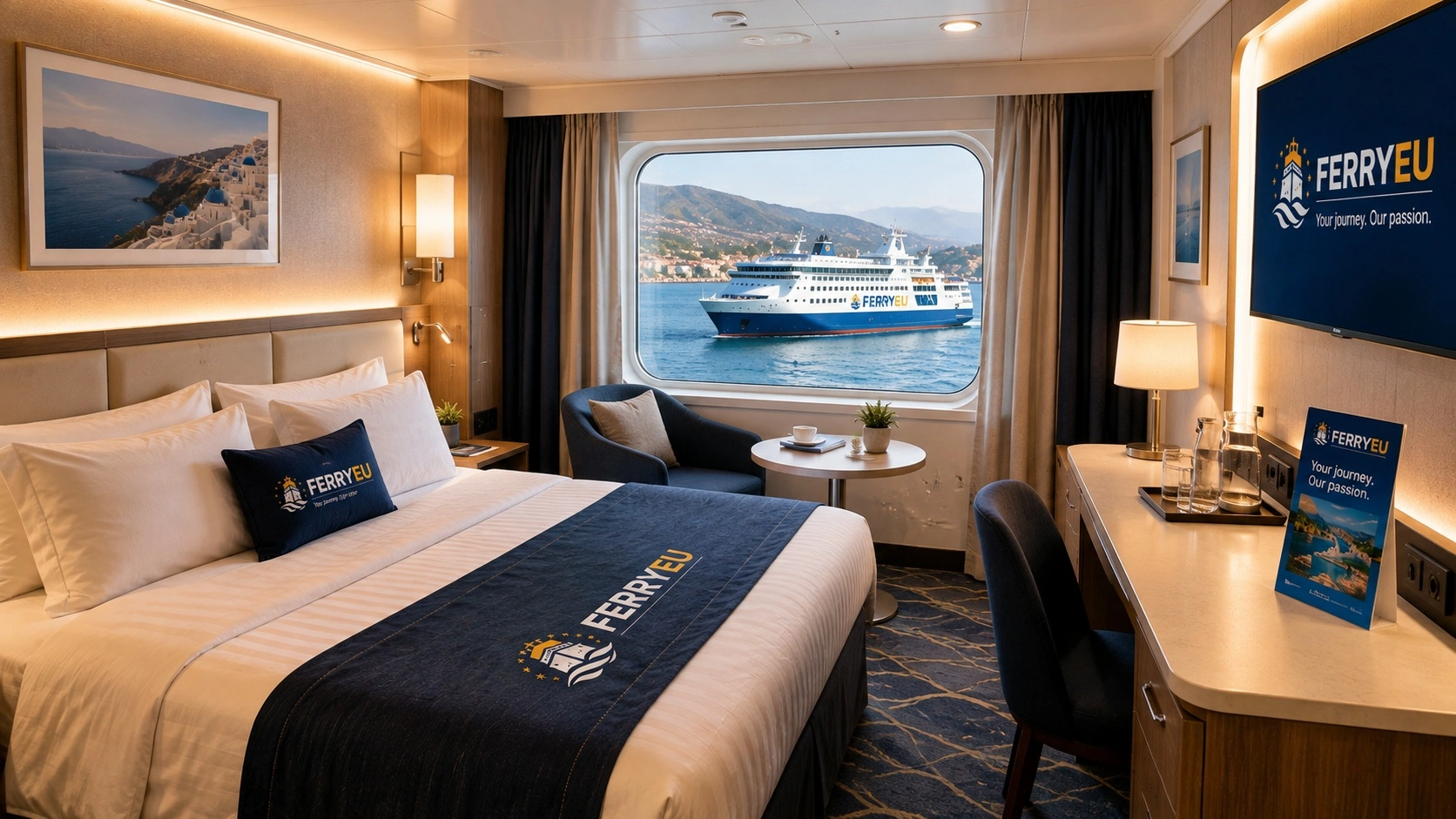 Premium passagiersveerboot hut