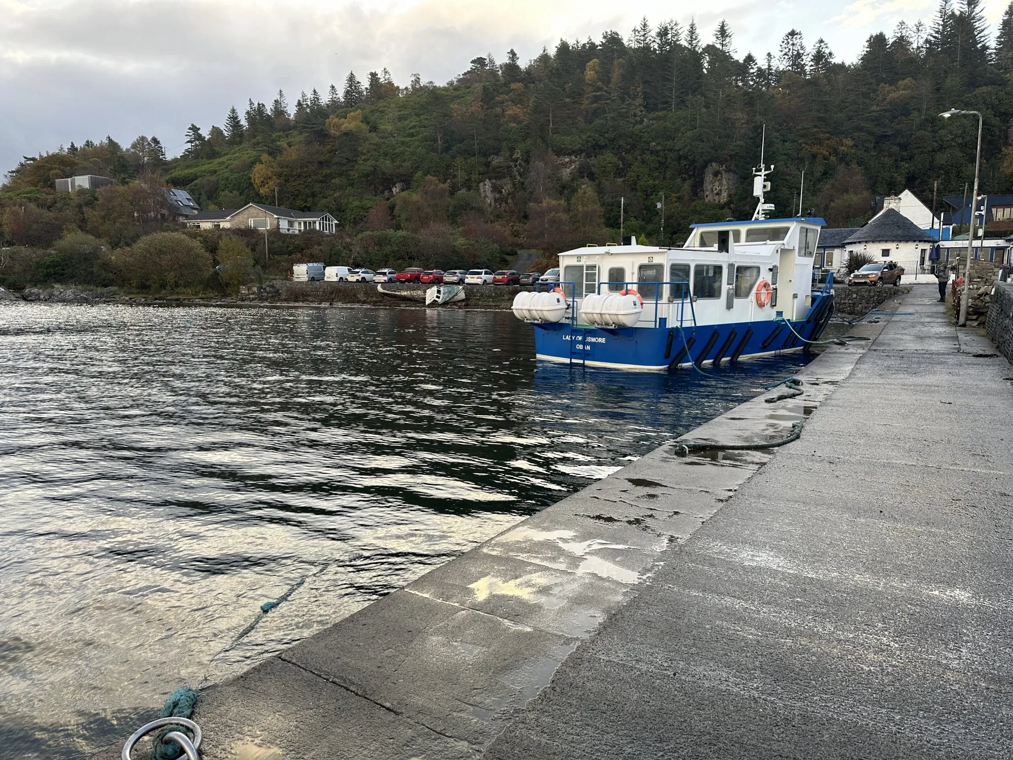 Achnacroish veerboot aankomst op Lismore