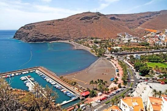 San Sebastián haven op La Gomera
