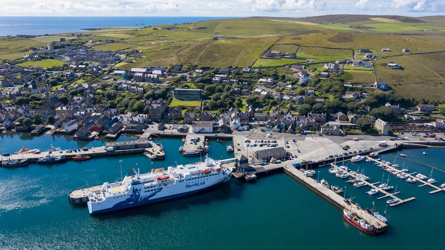 Stromness haven in Orkney
