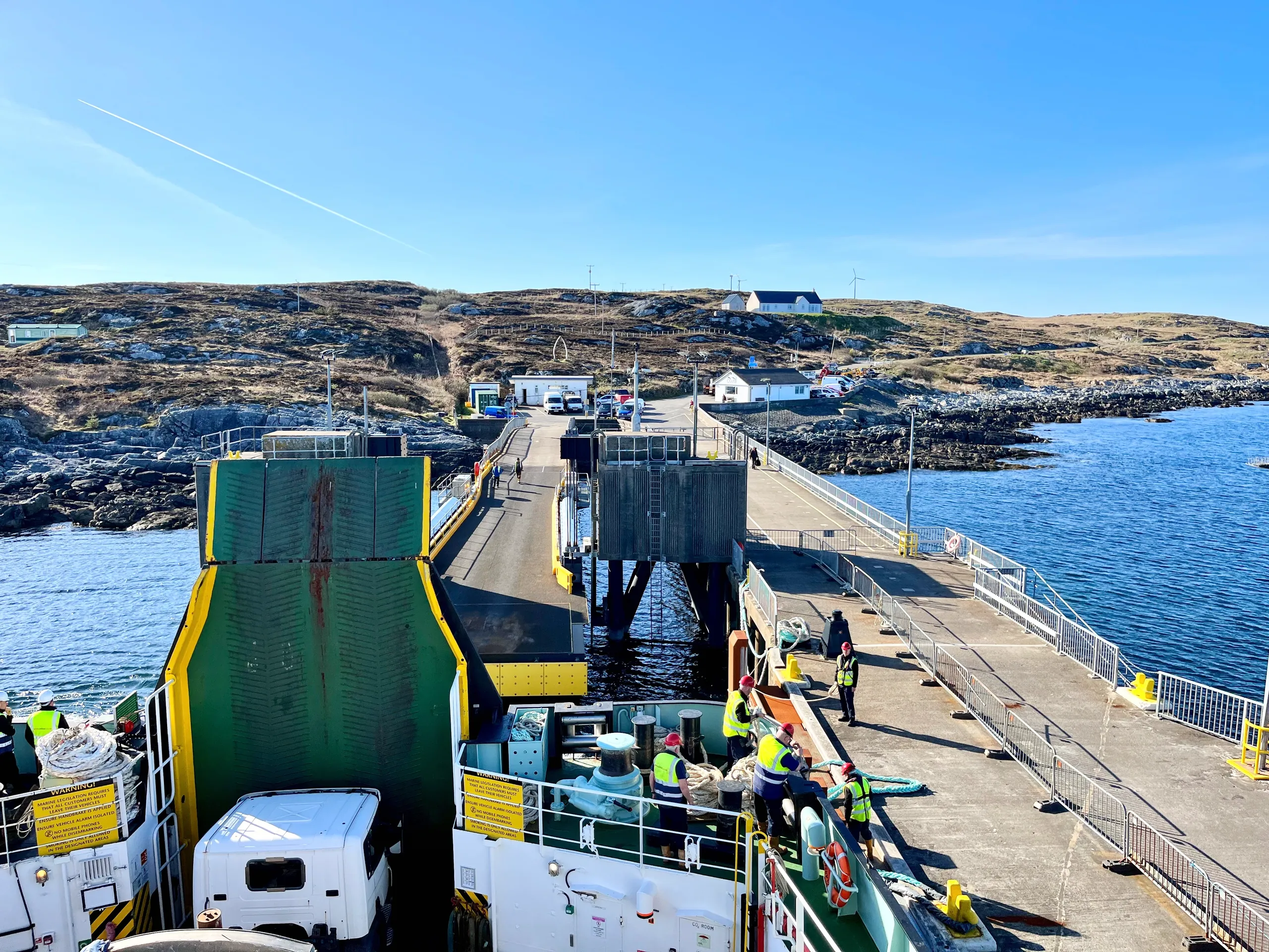 Tiree kust veerboot landschap