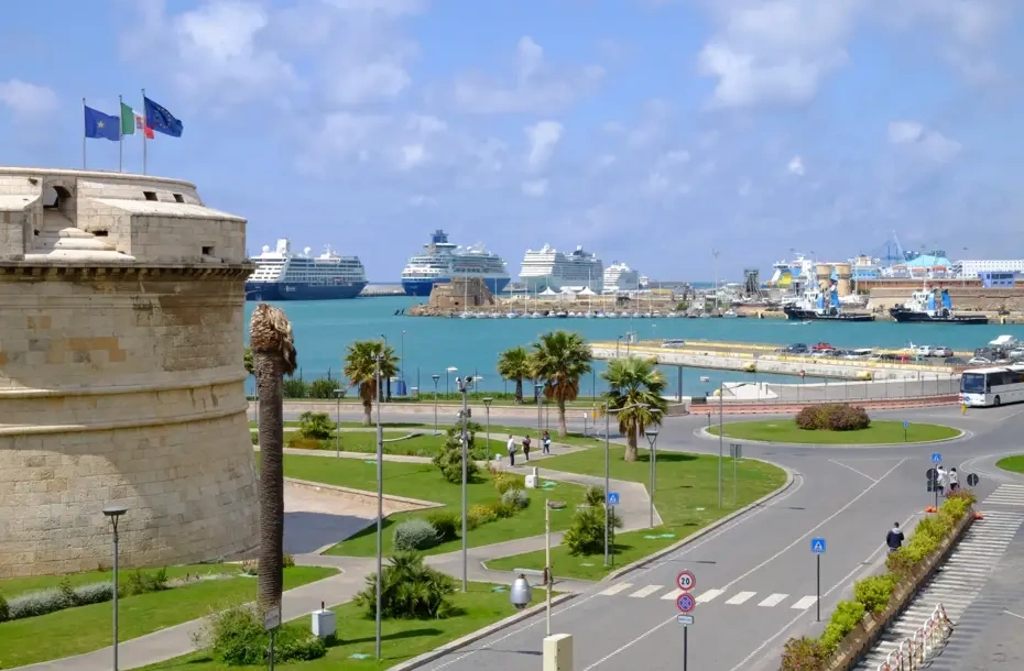 Tunis veerboothaven in Tunesië