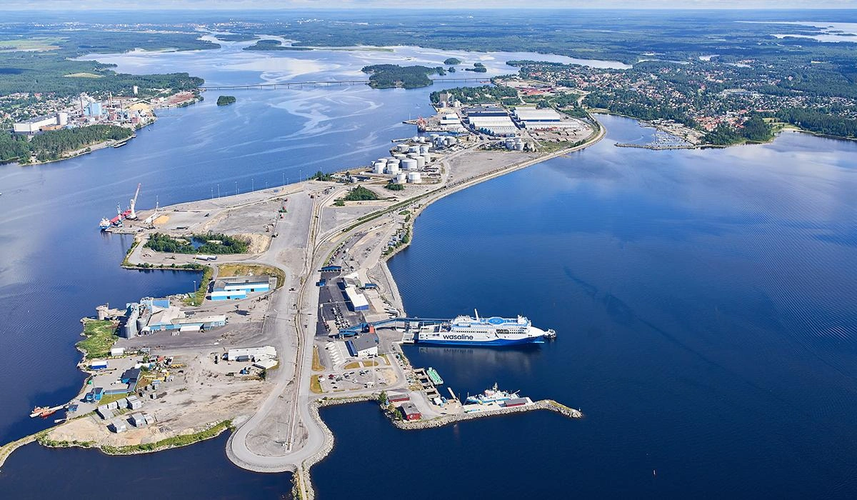Umeå veerboothavenzone in Zweden