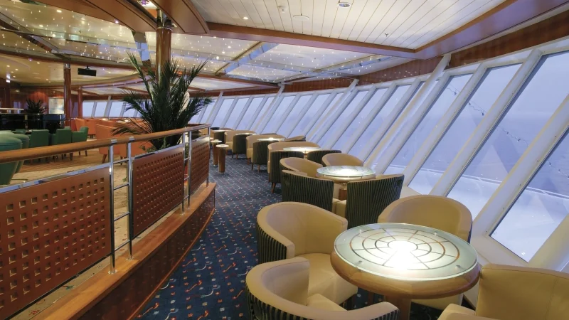 Observation Lounge aan boord Color Line veerboot Color Fantasy