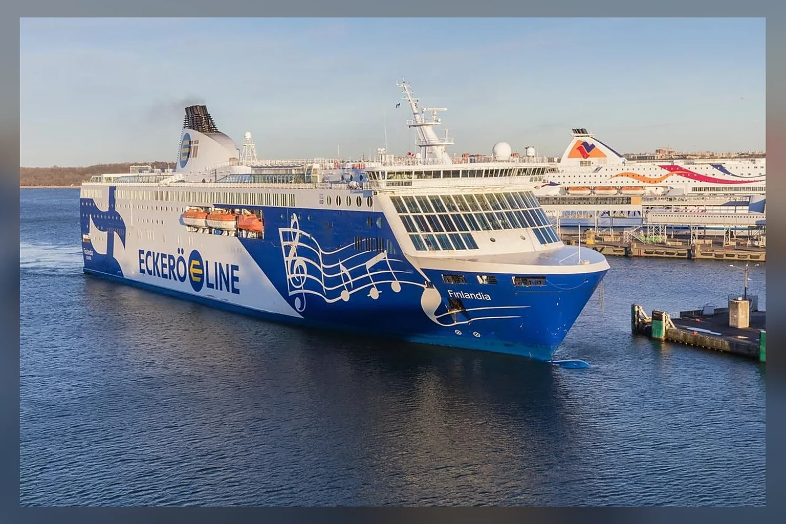 Eckerö Line passagiersveerboot overtocht de Gulf van Finland