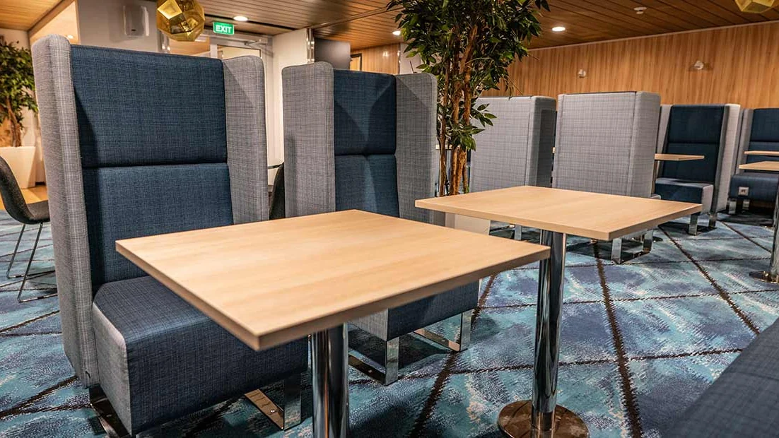 Passagier lounge aan boord Eckerö Line