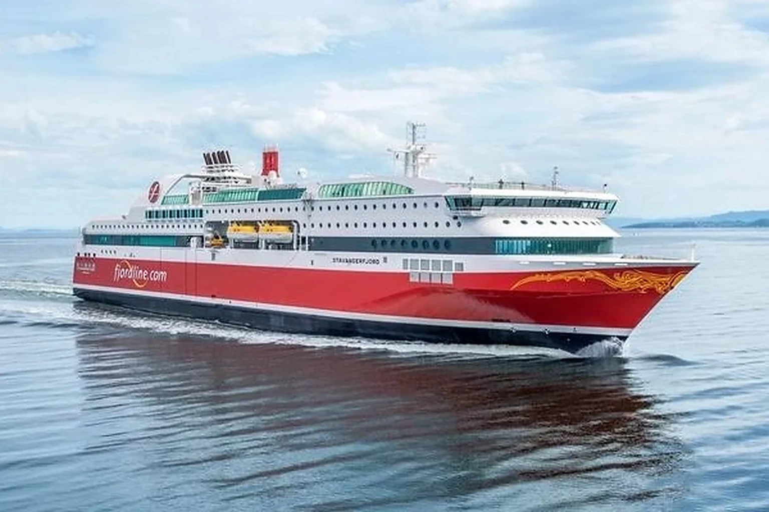 Fjord Line passagiers- en autoveerboot tussen Denemarken en Noorwegen