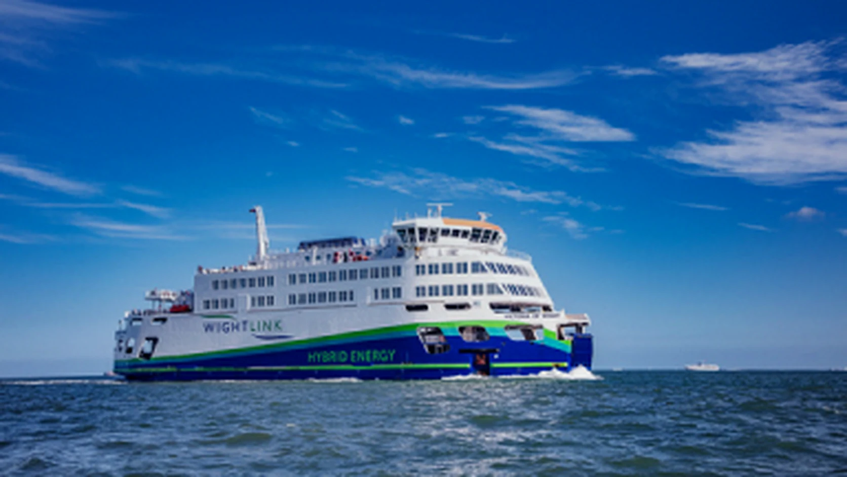Victoria van Wight veerboot op de Solent
