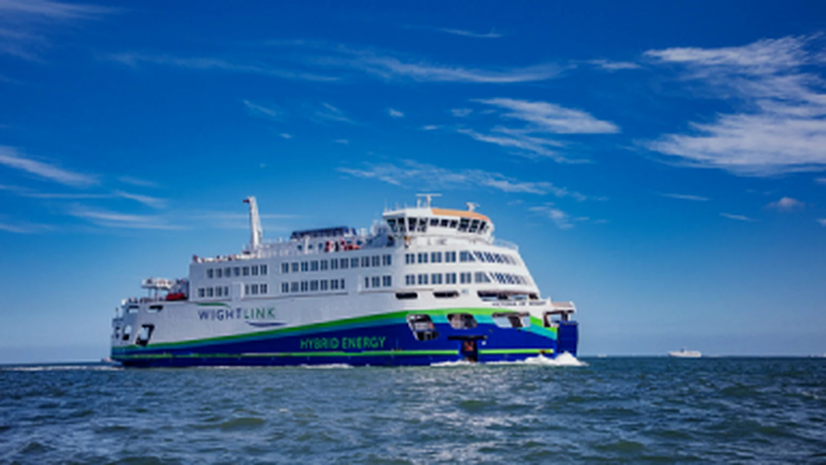 Wightlink autoveerboot bedient de Isle of Wight