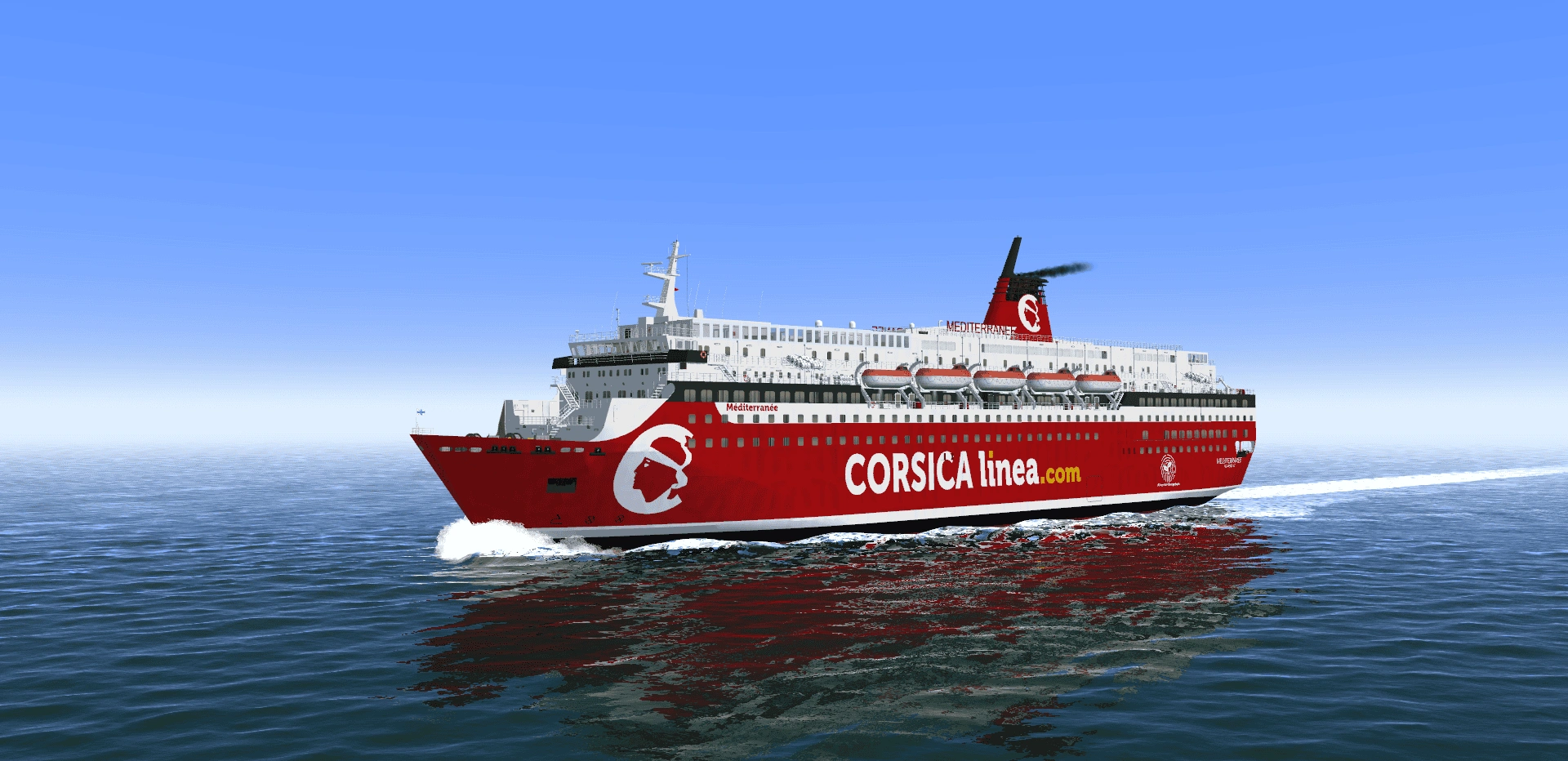 Corsica Linea passagiers- en voertuigveerboot bedient Frankrijk en Algerije