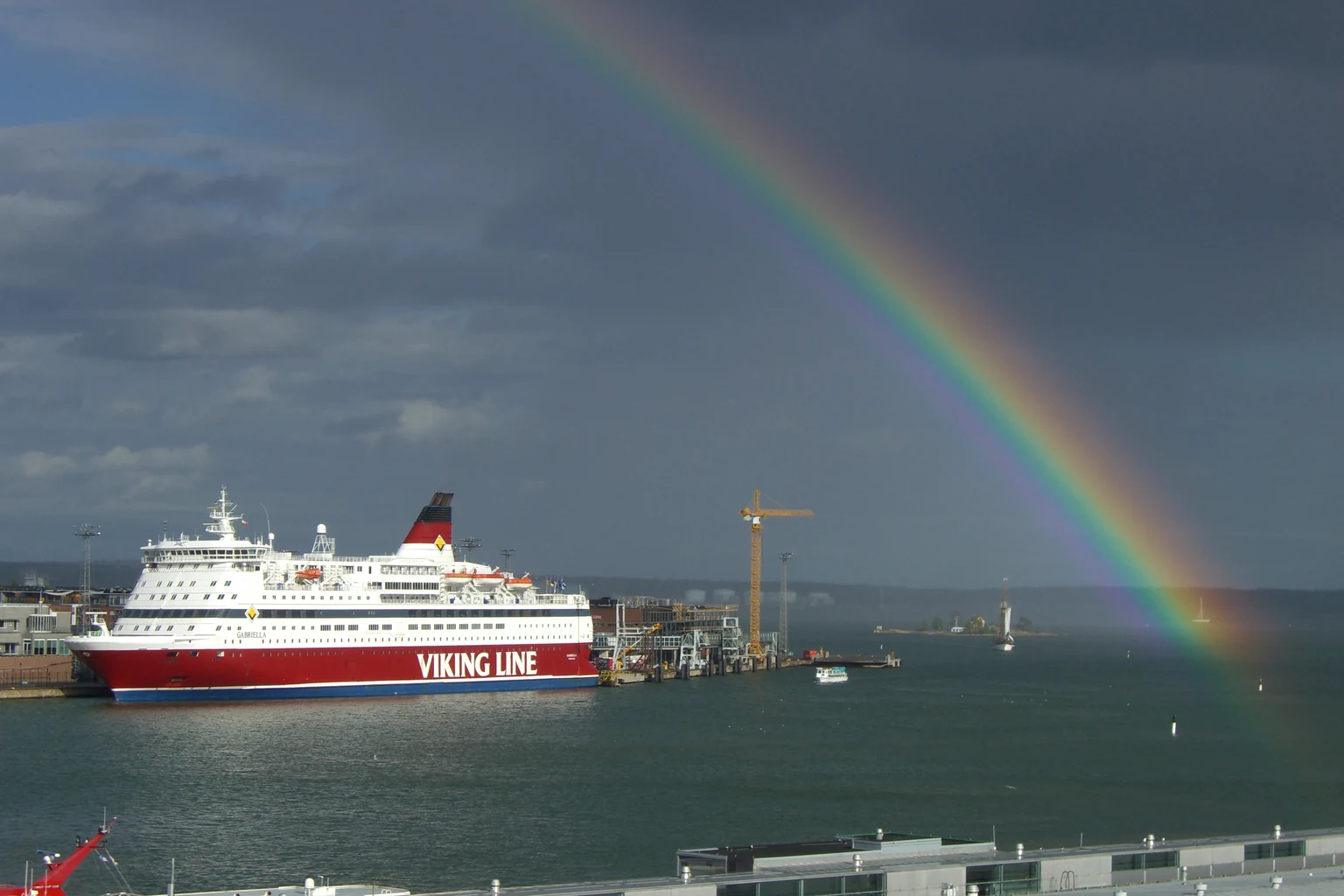Viking Line veerboot Gabriella bij Helsinki