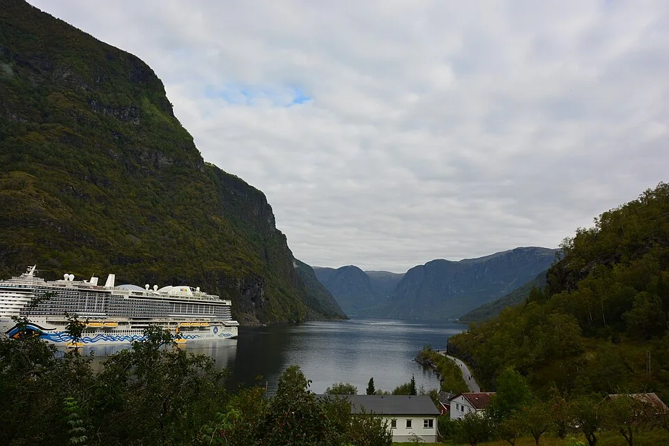 Kust- en havengebied van Flåm