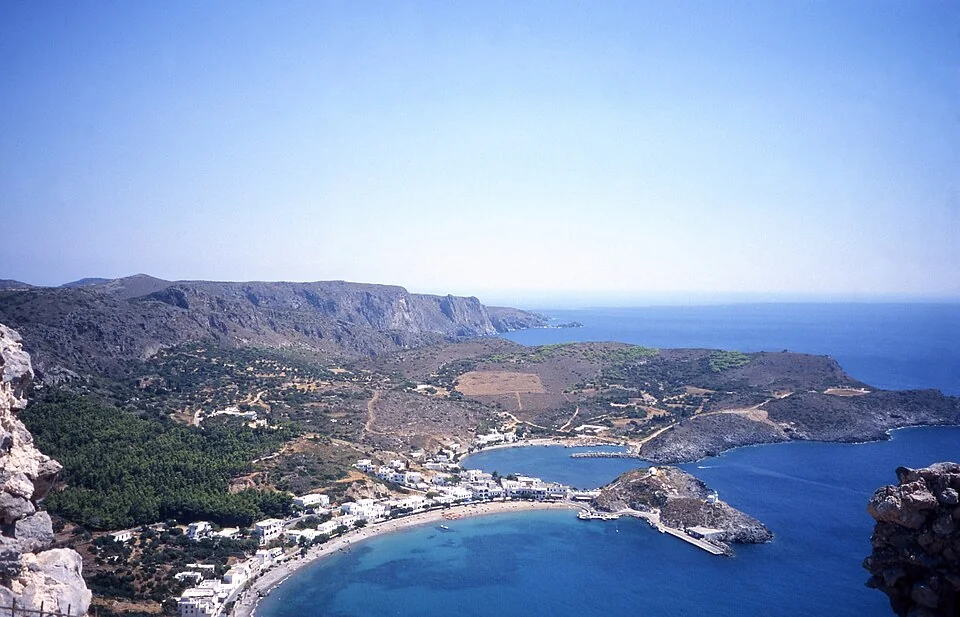 Kust en havenomgeving van Kythira